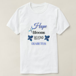 HOFFNUNGSBLOOME ÜBER DIABETES HINAUS/UNISEX T-Shirt