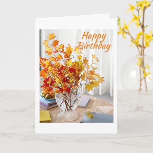 HOFFNUNGSGEBURTSTAG * DER BESTE JE* KARTE (Gelbe Blume)