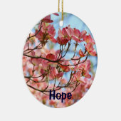 Hoffnungsgeschenke, die Verzierungs-rosa Keramikornament (Rechts)