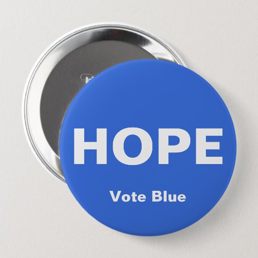 HOFFNUNGSknopf, BLAUE STIMMEN Button (Vorne & Hinten)