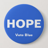 HOFFNUNGSknopf, BLAUE STIMMEN Button (Vorderseite)