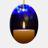 Hoffnungslicht Keramik Ornament (Vorne)