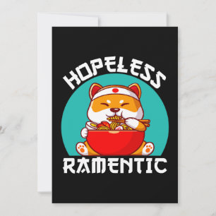 hoffnungslos Ramentic Corgi Dog Anime Feiertagskarte