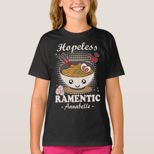 hoffnungslos Ramentic | Funny Romantic Ramen - Sch T-Shirt (Vorderseite)