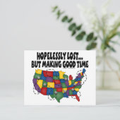 Hoffnungslos verloren… Postkarten (Stehend Vorderseite)