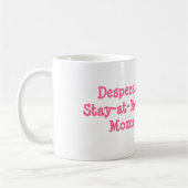 Hoffnungslose Bleibe-an-Zuhause Mama-Tasse Kaffeetasse (Links)