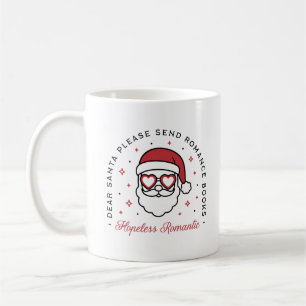 Hoffnungslose Romantik lieber Weihnachtsmann Liebh Kaffeetasse
