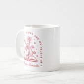 Hoffnungsloser romantischer Valentinstag lustig Bu Kaffeetasse (Vorderseite Links)