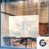 Hoffnungsoase Fensteraufkleber (Café-Fenster)