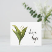 Hoffnungspostkarte Postkarte (Stehend Vorderseite)
