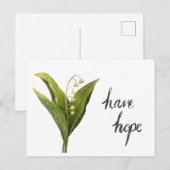 Hoffnungspostkarte Postkarte (Vorne/Hinten)