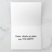 HOFFNUNGSRETIREMENT IST WIE EIN **TAG AM STRAND** KARTE (Innenseite)