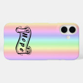 Hoffnungsrollen auf Regenbogen Case-Mate iPhone Hülle (Rückseite (Horizontal))