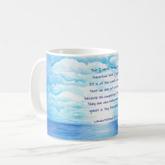 Hoffnungsschimmer Kaffeetasse (Vorderseite Links)