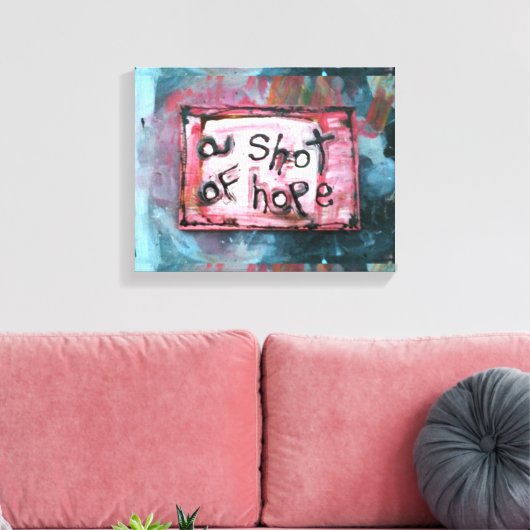 Hoffnungsschimmer Leinwanddruck (Insitu (Wohnzimmer))