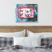 Hoffnungsschimmer Leinwanddruck (Insitu (Schlafzimmer))
