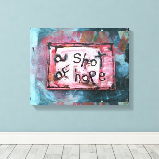 Hoffnungsschimmer Leinwanddruck (Insitu (Holzboden))