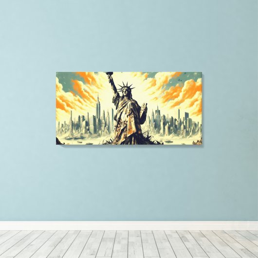 HOFFNUNGSSTÄNDE 6 LEINWANDDRUCK (Insitu (Holzboden))