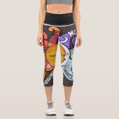 Hoffnungsstrahl-Leggings Capri Leggings (Vorderseite)