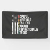 Hoffnungsvoll ambitionierter widerstandsfähiger Ra Banner (Horizontal)