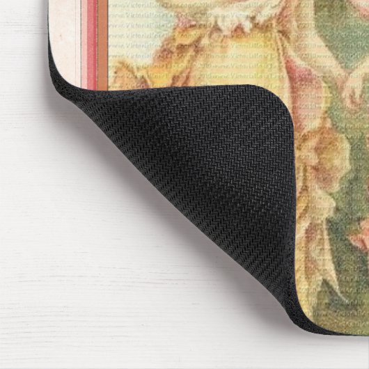 Hoffnungsvoll - Engel u. Blumen Mousepad (Ecke)