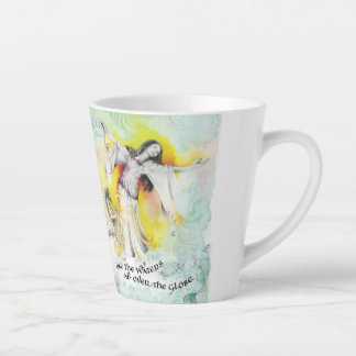 "Hoffnungsvoll Gott/Seamstress" Latte Tasse