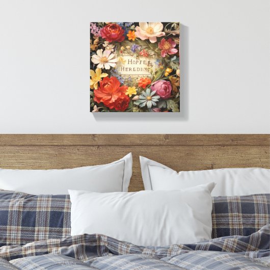 Hoffnungsvoll Leinwanddruck (Insitu (Schlafzimmer))