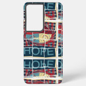 Hoffnungsvolle Eleganz: Schöne Phrase Pop Kunst Samsung Galaxy Hülle (Rückseite)