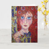 HOFFNUNGSVOLLE ERSTgrußkarte Karte (Gelbe Blume)