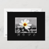 hoffnungsvolle florale Postkarte (Vorne/Hinten)