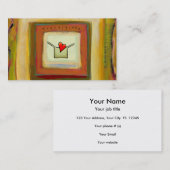 Hoffnungsvolle Kunst der Übergangsannahme-Änderung Visitenkarte (Vorne/Hinten)