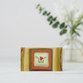 Hoffnungsvolle Kunst der Übergangsannahme-Änderung Visitenkarte (Stehend Vorderseite)