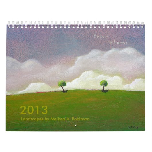 Hoffnungsvolle Malereien 2013 des wunderlichen Kalender (Titelbild)
