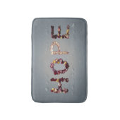 Hoffnungsvolle Rose Badematte (Vorderseite Vertikal)