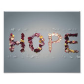 Hoffnungsvolle Rose Fotodruck (Vorne)