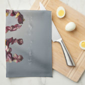 Hoffnungsvolle Rose Geschirrtuch (Viertel Falte)