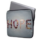 Hoffnungsvolle Rose Laptopschutzhülle (Vorderseite Links)