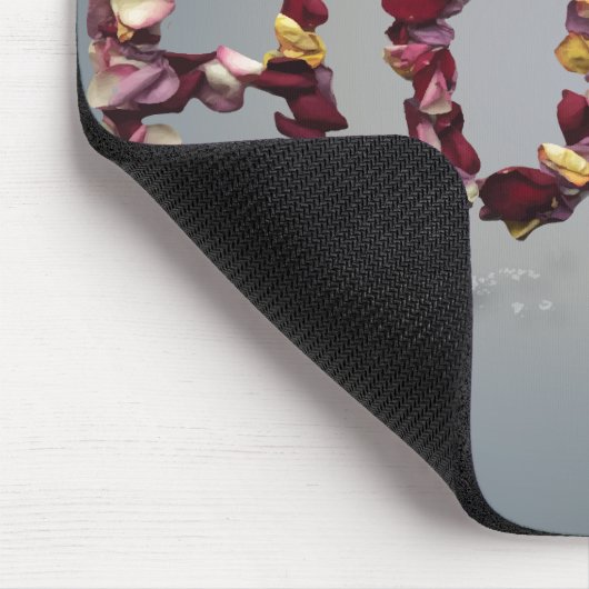 Hoffnungsvolle Rose Mousepad (Ecke)