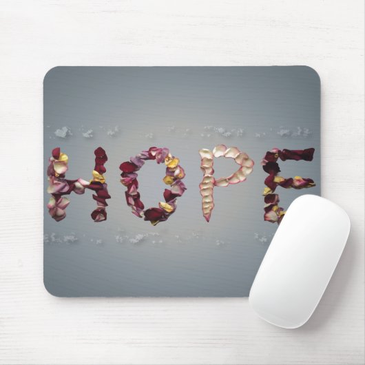 Hoffnungsvolle Rose Mousepad (Mit Mouse)
