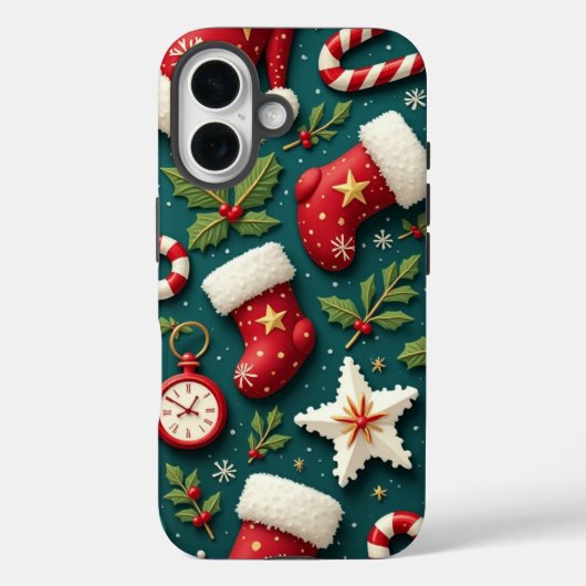 Hoffnungsvolle Weihnachts iPhone 16 Fall Case-Mate iPhone Hülle (Rückseite)