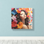 hoffnungsvolles Heralding Leinwanddruck (Insitu (Holzboden))