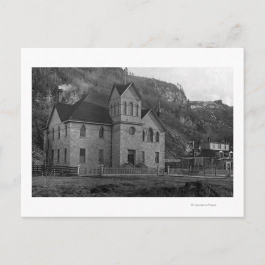 Hofhaus in Skagway, Alaska-Foto Postkarte (Vorderseite)