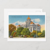 Hofhaus in Valdosta, Georgien, Vintage Travel Postkarte (Vorne/Hinten)