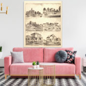 Hofhaus Stillwater, Minnesota Leinwanddruck (Insitu (Wohnzimmer))