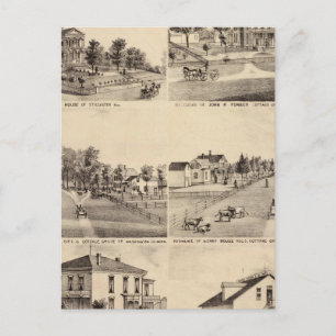 Hofhaus Stillwater, Minnesota Postkarte