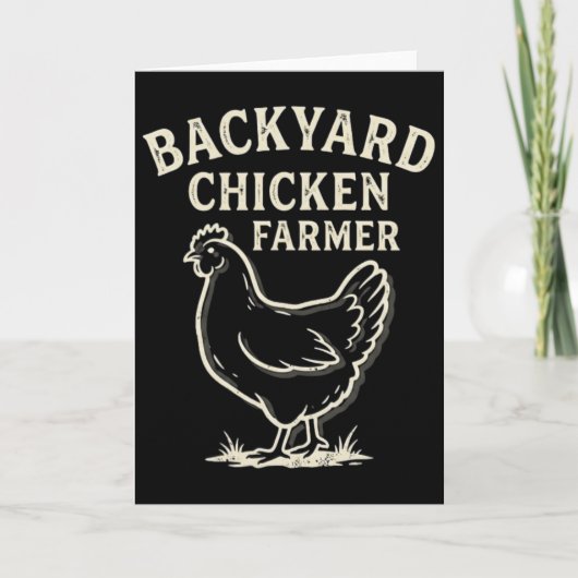 Hofhuhn Farmer _1  Karte (Vorderseite)