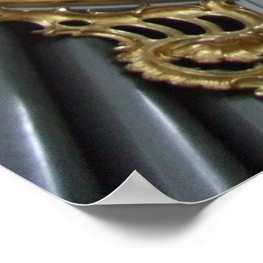 Hofkirche Deutschland Poster (Ecke)