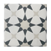 höflich schwarze Sternfliesen Fliese (Vorderseite)