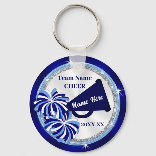 Höfliche Gastgeschenke, Megaphone und Pom Poms Schlüsselanhänger (Vorderseite)