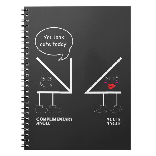 Höfliche Winkelschule des Mathe-Lehrer-Geschenks Notizblock (Vorderseite)